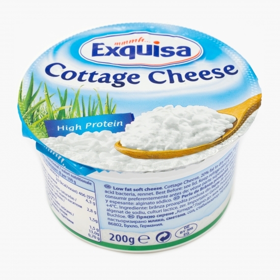Perle de brânză proaspătă 20% grăsime 200g