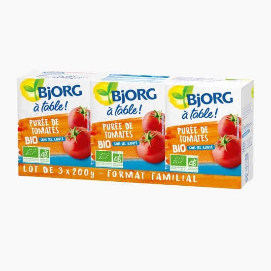 Piure ecologic de tomate 3x200g