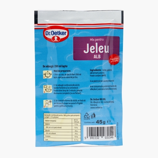Mix pentru jeleu alb 45g