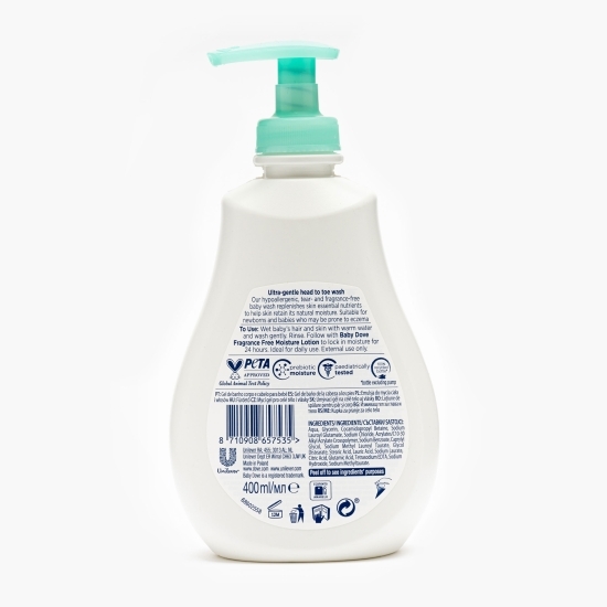 Loțiune spălare pentru bebeluși Sensitive Moisture 400ml