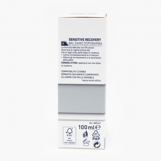 Balsam după ras pentru piele sensibilă Sensitive Recovery 100ml