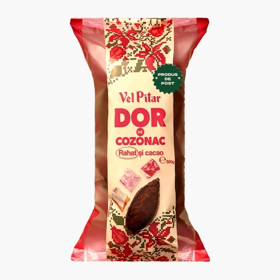 Cozonac cu rahat și cacao 500g