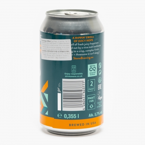 Bere artizanală Pale Ale Ripper 0.355l 