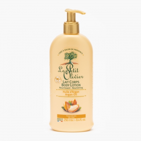 Loțiune hidratantă de corp ulei de argan pentru piele uscată 0.25l