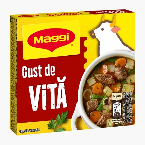 Bază de mâncare Cuburi cu gust de vită 60g