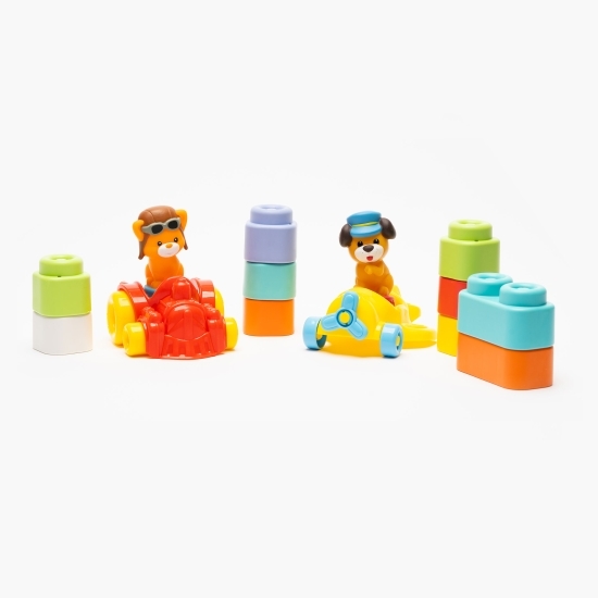 Plasă cuburi Primele mele vehicule, 6-36 luni