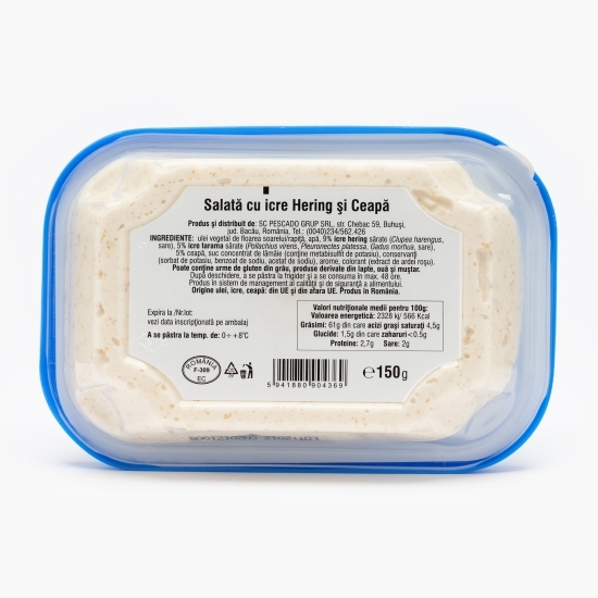 Salată cu icre hering și ceapă 150g