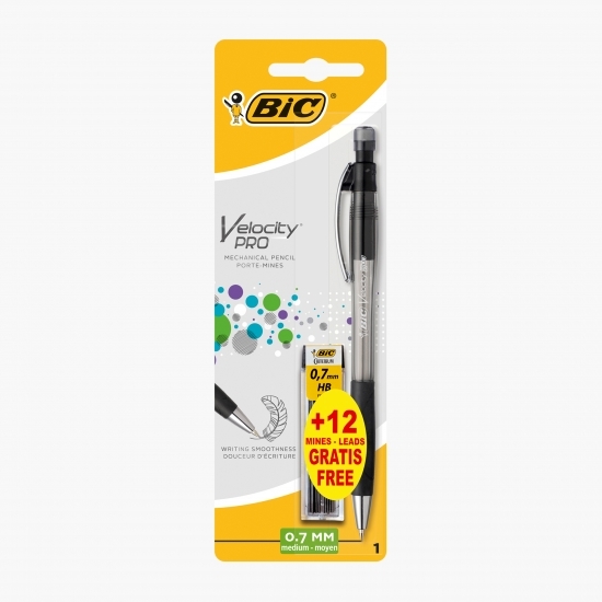 Creion mecanic Velocity Pro 0.7mm + 12 mine 
