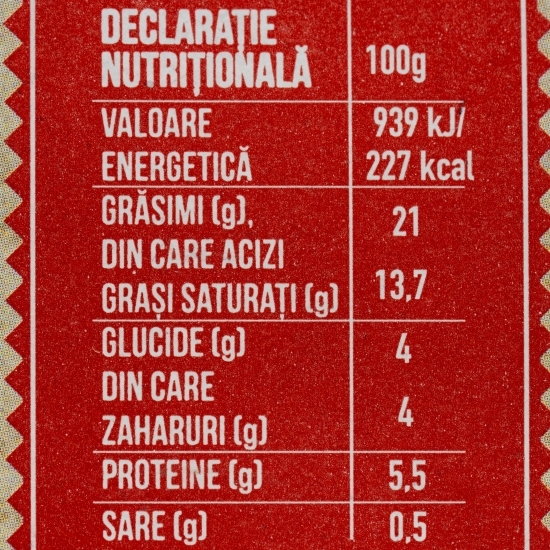 Cremă de brânză cu smântână, 21% grăsime, 2x200g