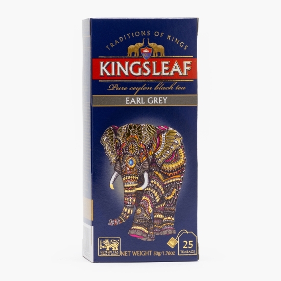 Ceai negru Earl Grey, 25 plicuri