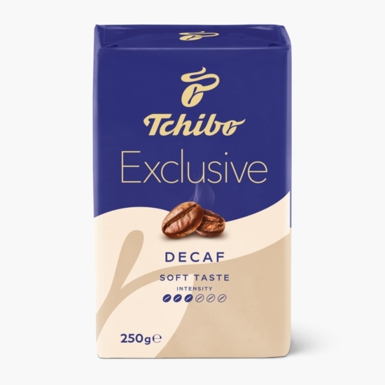 Cafea prăjită și măcinată decofeinizată Exclusive Decaf 250g 