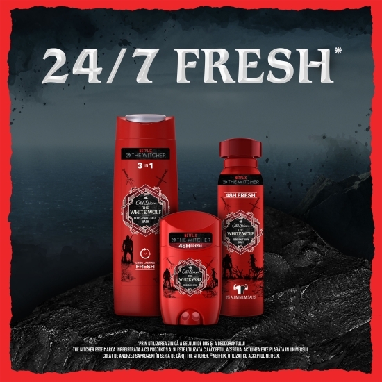 Deodorant stick The Whitewolf, ediție limitată The Witcher, 50ml