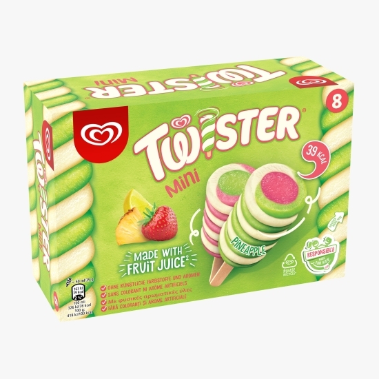 Înghețată Twister cu suc de fructe 8 buc. 0.4l