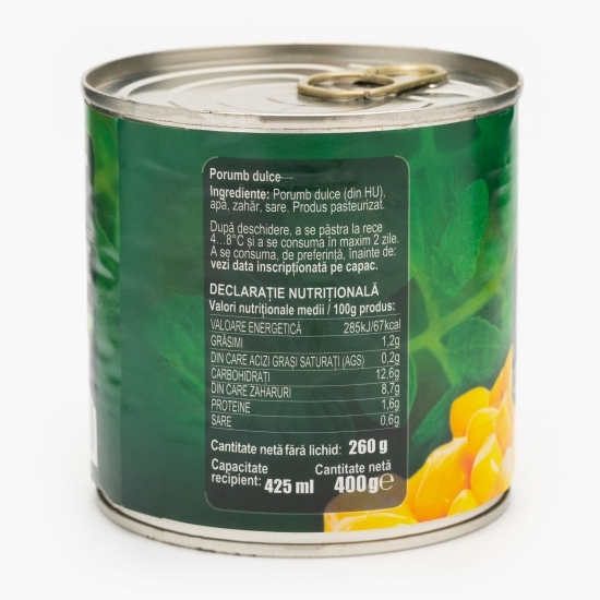 Porumb boabe dulce 400g