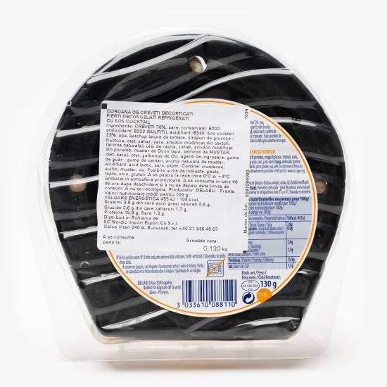 Creveți cu sos cocktail 130g