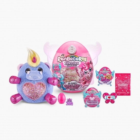 Jucărie Unicornul curcubeu surpriză cu aripi 3+ ani