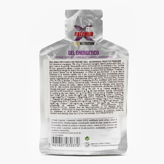 Extreme gel aromă guarana și fructe de pădure 40g