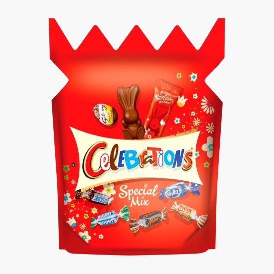 Selecție de ciocolată Celebrations pungă de Paște 134g