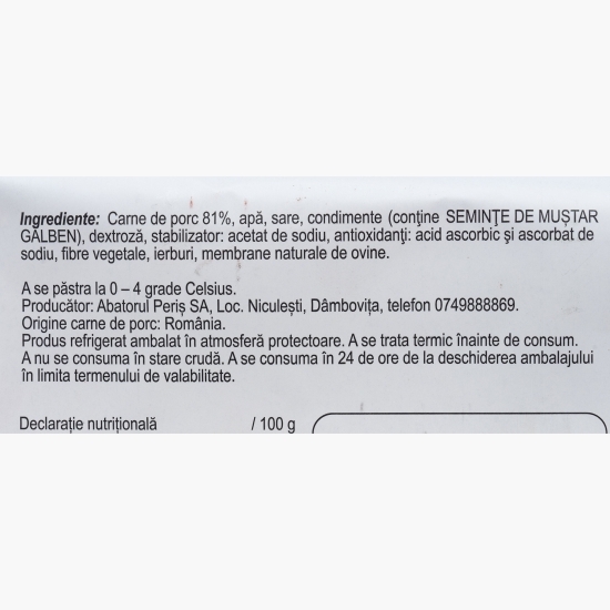 Cârnăciori pentru bere 350g