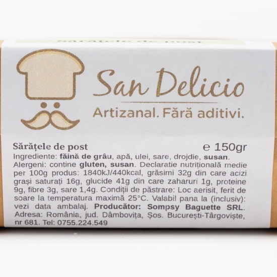 Sărățele de post 150g