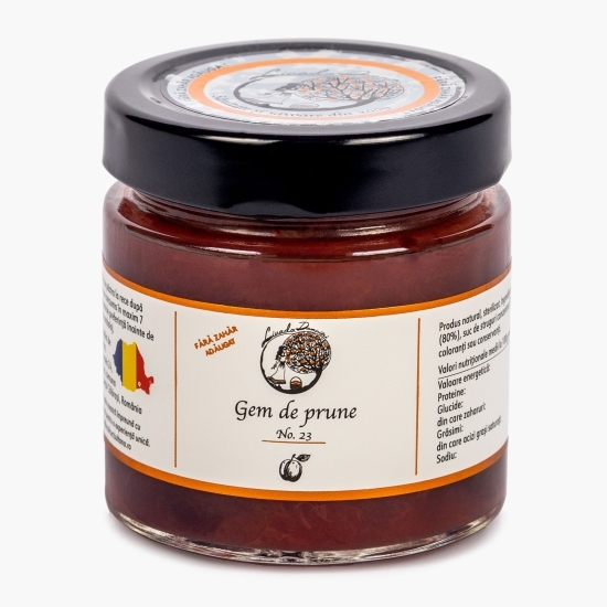 Gem de prune fără zahăr 240g
