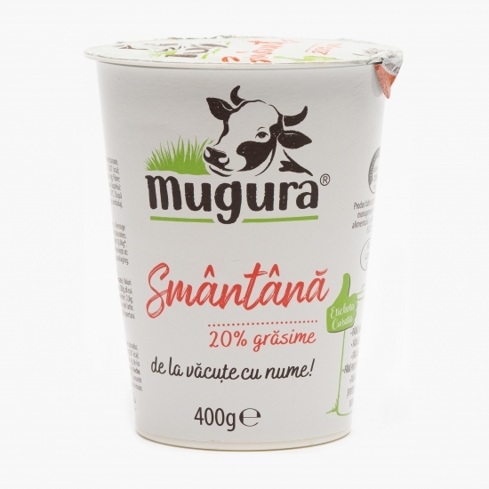 Smântână 20% grăsime 400g