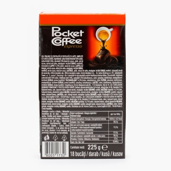 Praline de ciocolată cu cafea 225g