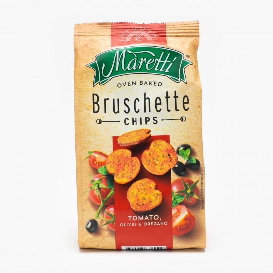 Bruschete cu aromă de tomate, măsline și oregano 70g