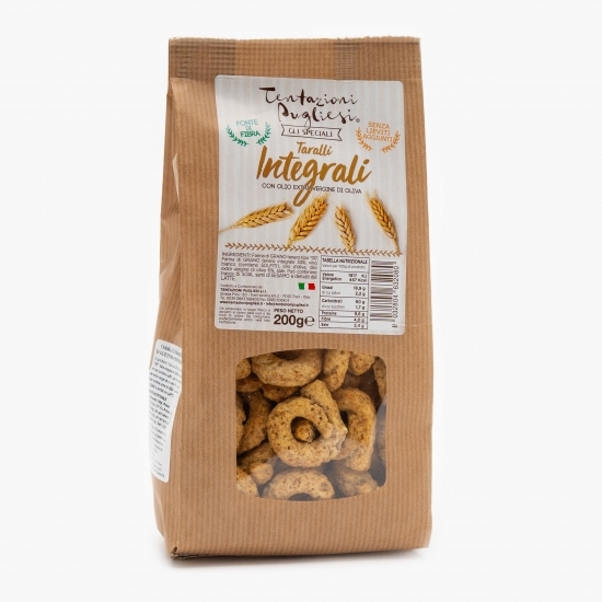 Taralli cu făină integrală 200g