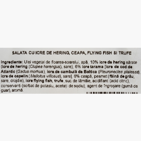 Salată cu icre de hering și trufe 100g