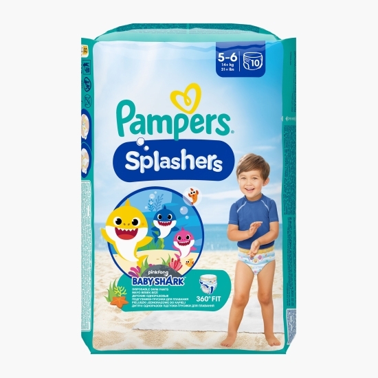 Scutece chiloțel pentru apă, mărimea 5-6, 14+ kg, 10 buc