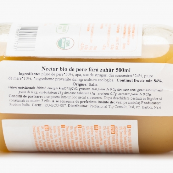 Nectar de pere fără zahăr eco 500ml