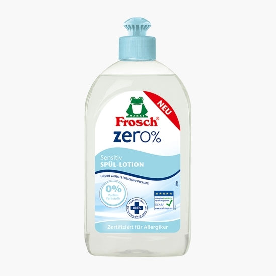 Detergent de vase eco, hipoalergenic, Sensitive Zero%, 0.5l