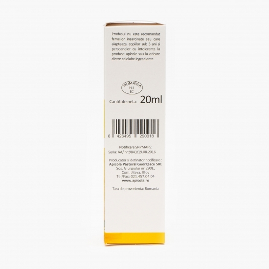 Spray de gât cu propolis, pin, salvie și portocal 20ml