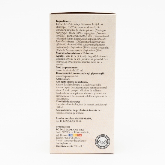 HerboTensin (reglator al tensiunii) tinctură 200ml