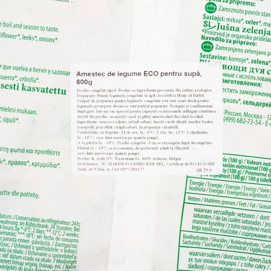 Amestec legume supă eco 600g 