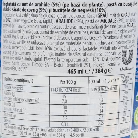 Înghețată fără lactate Netflix & Chill’d 465ml