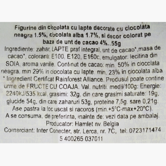 Iepuraș de Paște de ciocolată Fluffy 55g