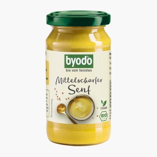 Muștar ușor picant fără gluten eco, 0.2l