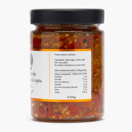 Salată aperitiv cu vinete și ardei capia 315g