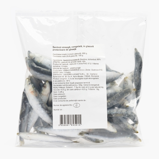 Sardină congelată 800g