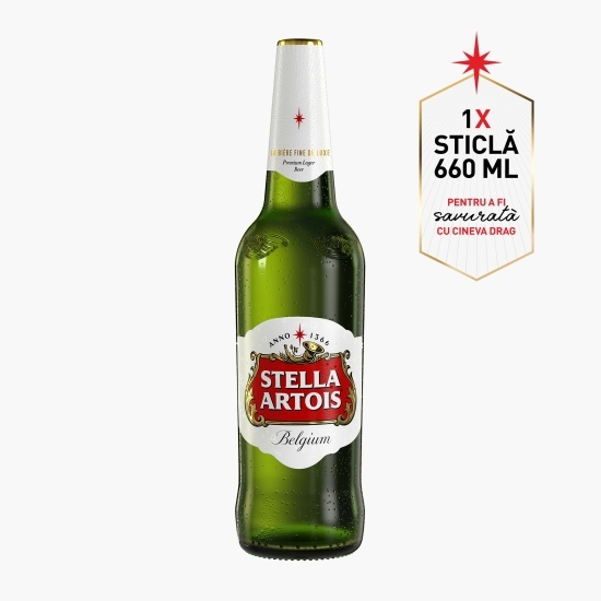 Bere blondă superioară sticlă 0.66l