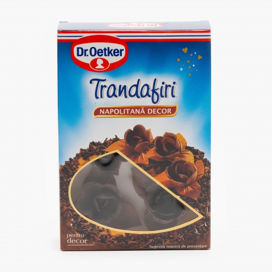  Ornament trandafiri din foaie de napolitană 6g