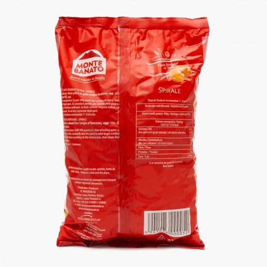 Paste făinoase cu ou - spirale 400g