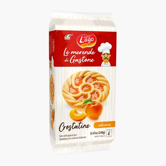 Mini tarte cu gem de caise Crostatine, 6x40g