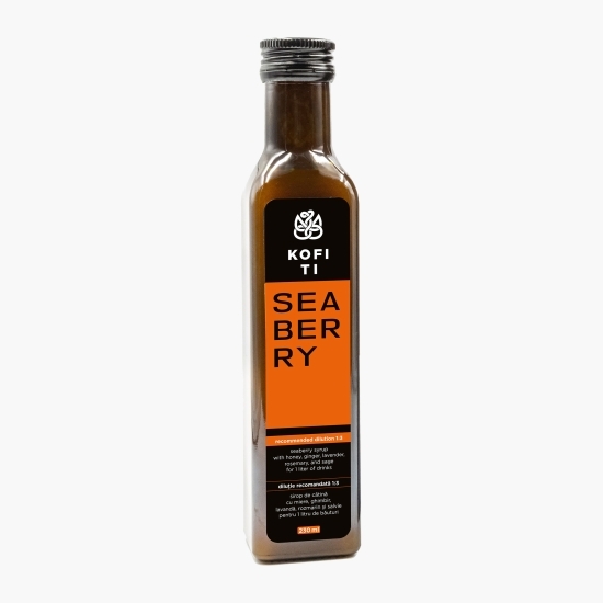 Sirop cu cătină, miere, ghimbir, lavandă, rozmarin și salvie Seaberry 0.23l