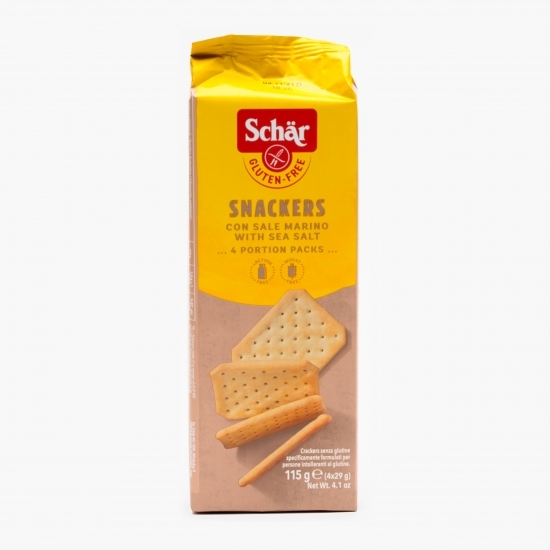 Biscuiți sărați fără gluten Snackers 115g 