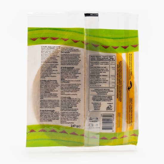 Lipii din făină de grâu Tortillas, 6 buc 240g