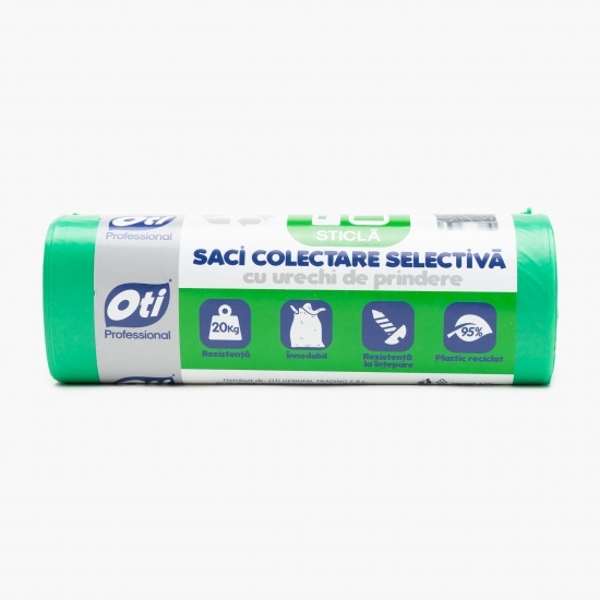 Saci colectare selectivă sticlă 120l 70x120cm 10 buc