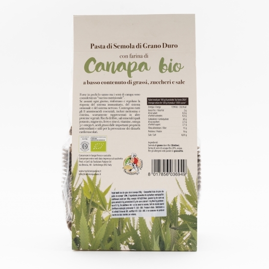 Paste fusilli eco din grâu dur și cânepă 250g